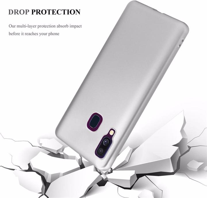 Image du produit Cadorabo Couverture métallique mate TPU (Samsung Galaxy A40)