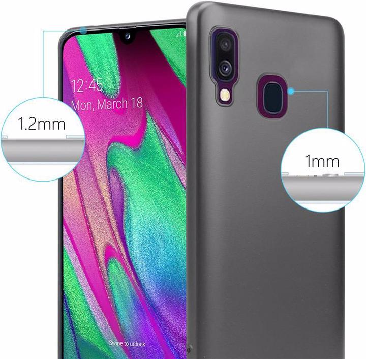 Actual product image Cadorabo TPU Matt Metallic Cover (Samsung Galaxy A40)