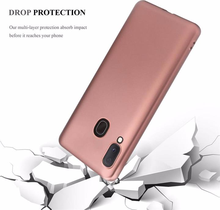 Actual product image Cadorabo TPU Matt Metallic Cover (Samsung Galaxy A20e, Samsung Galaxy A10e)