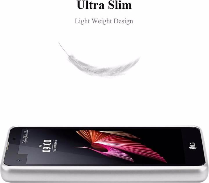 Actual product image Cadorabo TPU Matt Metallic Cover (LG X Screen)