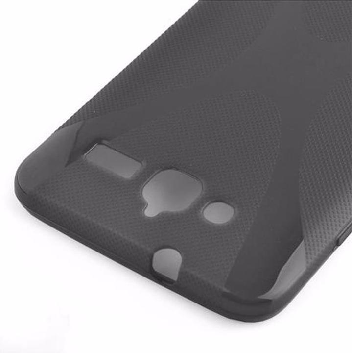 Actual product image Cadorabo TPU X-Line Cover (Huawei Ascend GX1)