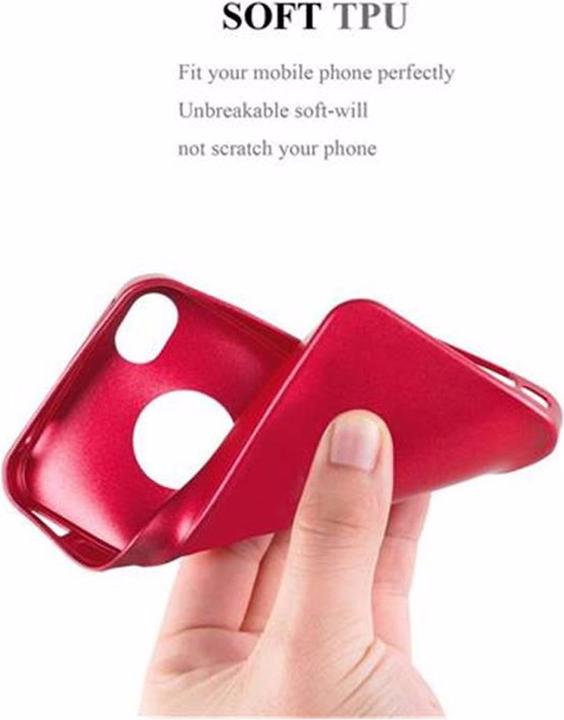 Productafbeelding Cadorabo TPU Matte Metallic hoes (Apple iPhone 4, LG G4s)
