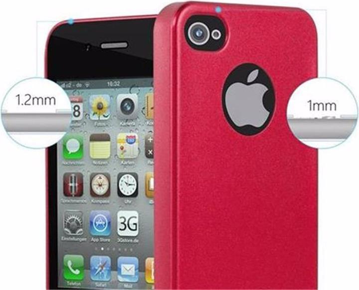 Productafbeelding Cadorabo TPU Matte Metallic hoes (Apple iPhone 4, LG G4s)