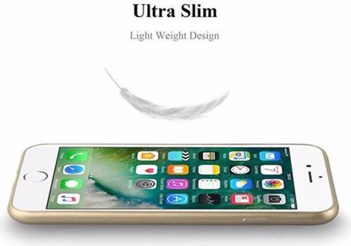 Productafbeelding Cadorabo TPU Matte Metallic hoes (Apple iPhone 7 Plus, Apple iPhone 7s Plus, Apple iPhone 8 Plus)