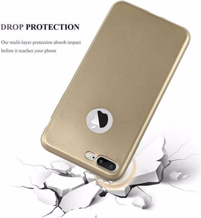 Productafbeelding Cadorabo TPU Matte Metallic hoes (Apple iPhone 7 Plus, Apple iPhone 7s Plus, Apple iPhone 8 Plus)