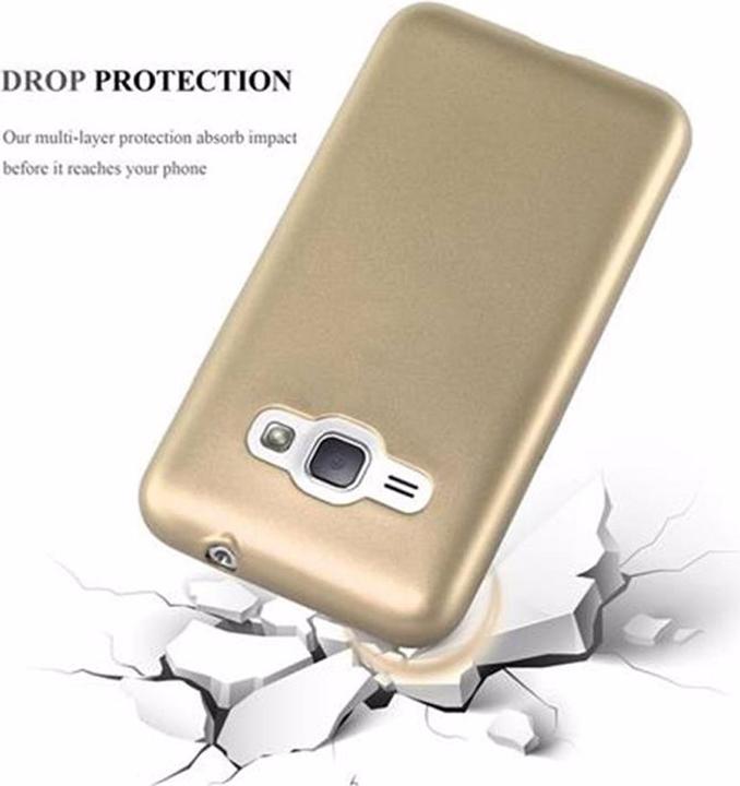 Image du produit Cadorabo Couverture métallique mate TPU (Samsung Galaxy J1)