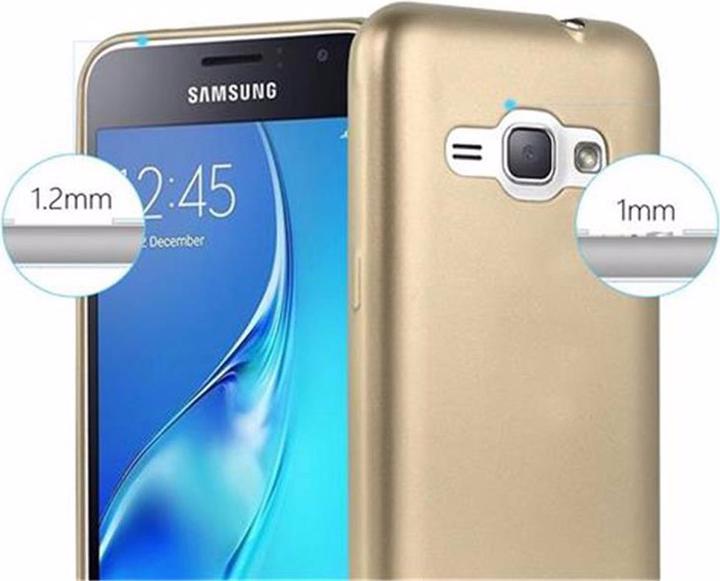 Image du produit Cadorabo Couverture métallique mate TPU (Samsung Galaxy J1)