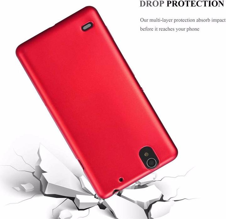 Actual product image Cadorabo TPU Matt Metallic Cover (Sony Xperia C4)
