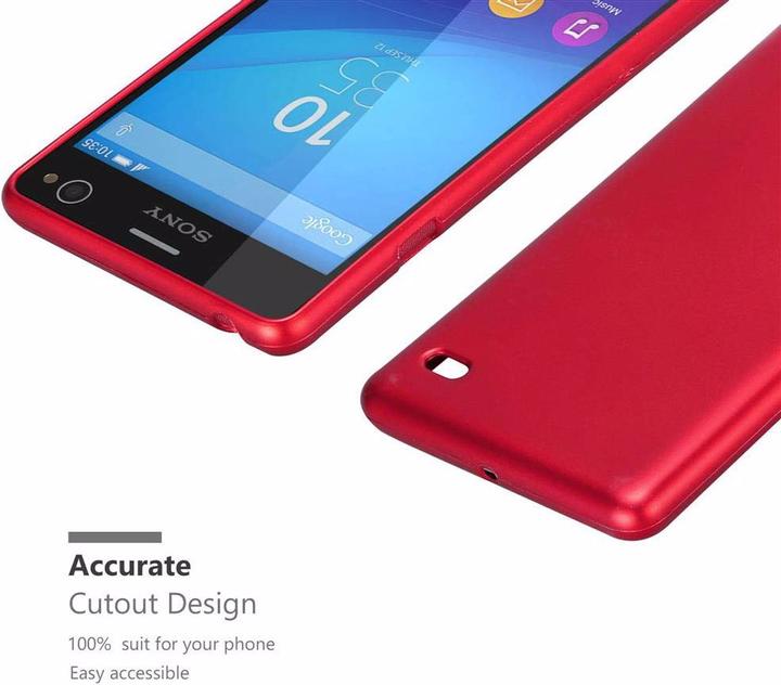 Actual product image Cadorabo TPU Matt Metallic Cover (Sony Xperia C4)