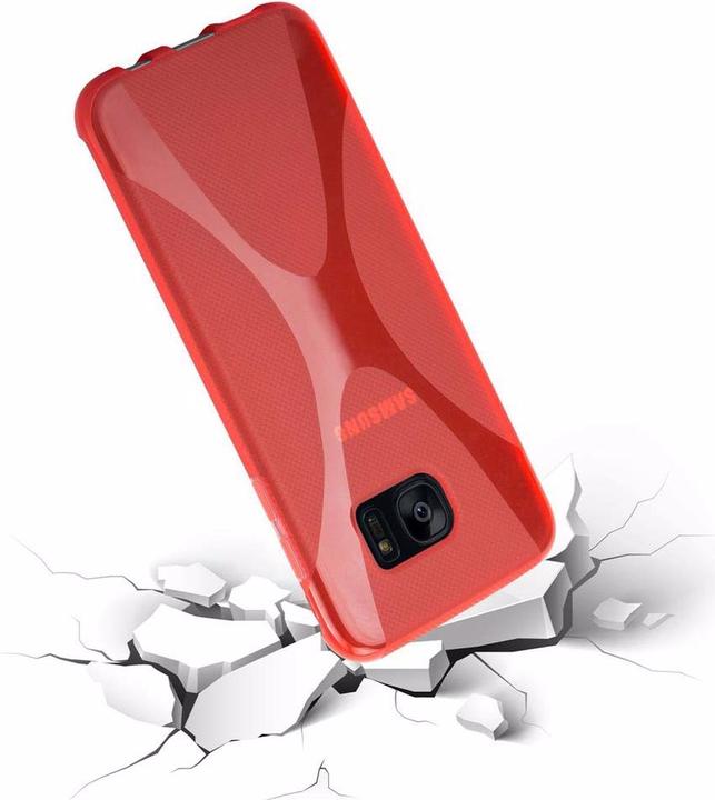 Produktbild Cadorabo TPU X-Line Cover (Samsung Galaxy S7 Edge)
