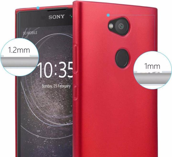 Productafbeelding Cadorabo TPU Matte Metallic hoes (Xperia L2)