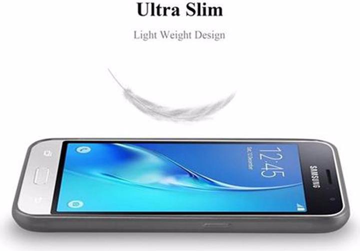Actual product image Cadorabo TPU Matt Metallic Cover (Samsung Galaxy J1 (2016))