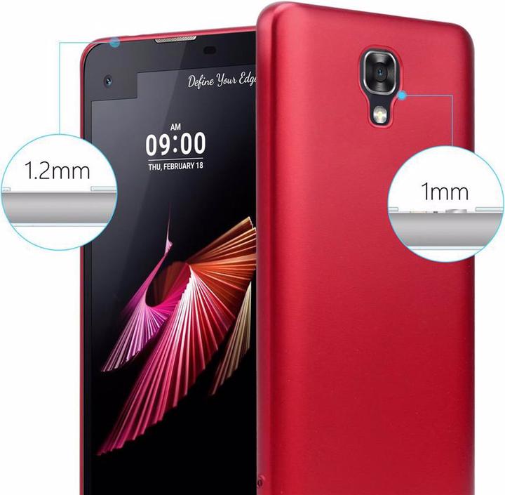 Productafbeelding Cadorabo TPU Matte Metallic hoes (LG X Scherm)