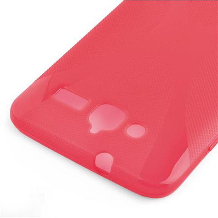 Actual product image Cadorabo TPU X-Line Cover (Huawei Ascend GX1)