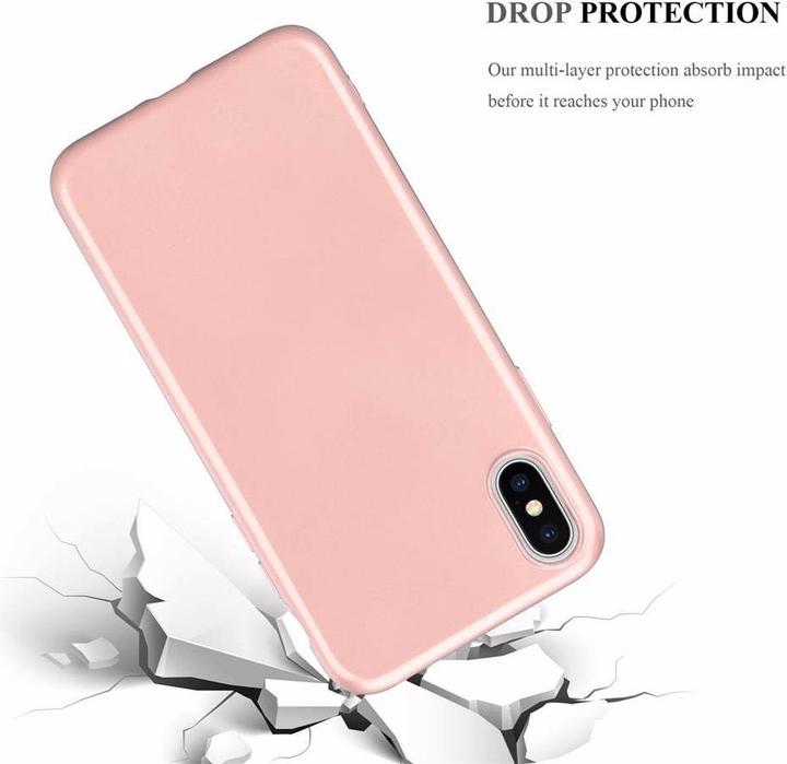 Productafbeelding Cadorabo TPU matte metalen hoes (Apple iPhone XS Max)