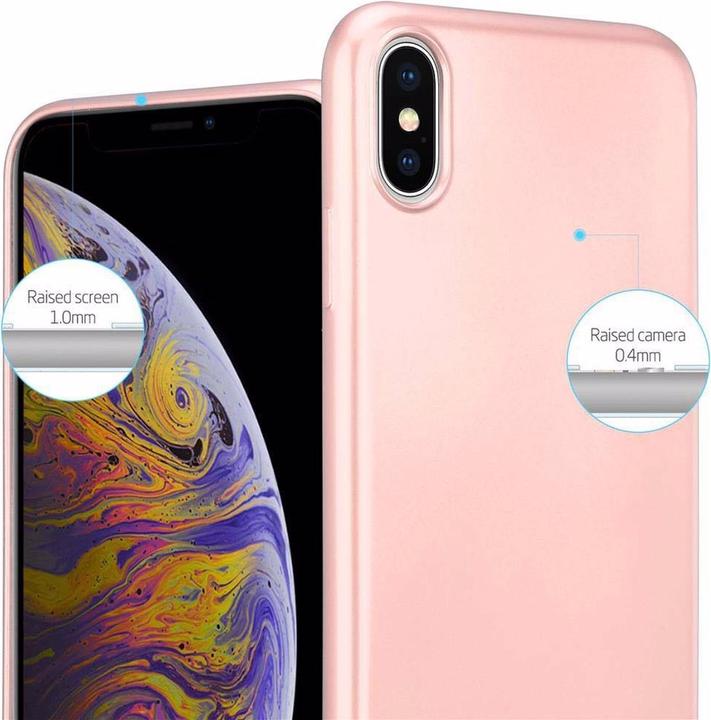 Productafbeelding Cadorabo TPU matte metalen hoes (Apple iPhone XS Max)