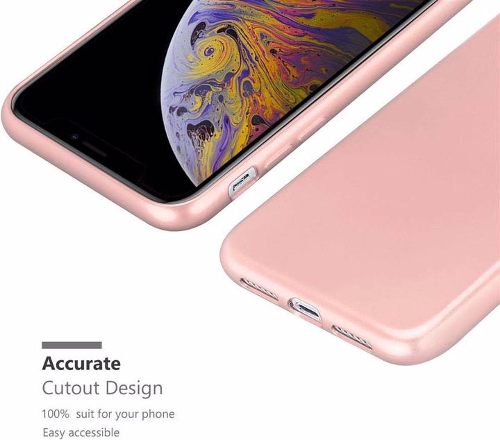 Productafbeelding Cadorabo TPU matte metalen hoes (Apple iPhone XS Max)