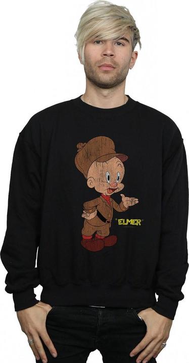 Immagine prodotto Looney Tunes Elmer Fudd Distressed Felpa Uomo (L)