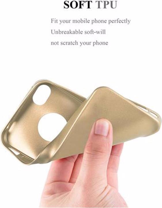 Productafbeelding Cadorabo TPU matte metalen hoes (LG G4s, Apple iPhone 4)