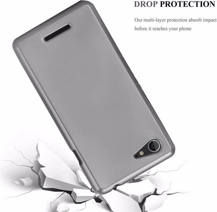 Productafbeelding Cadorabo TPU matte metalen hoes (Xperia E3)