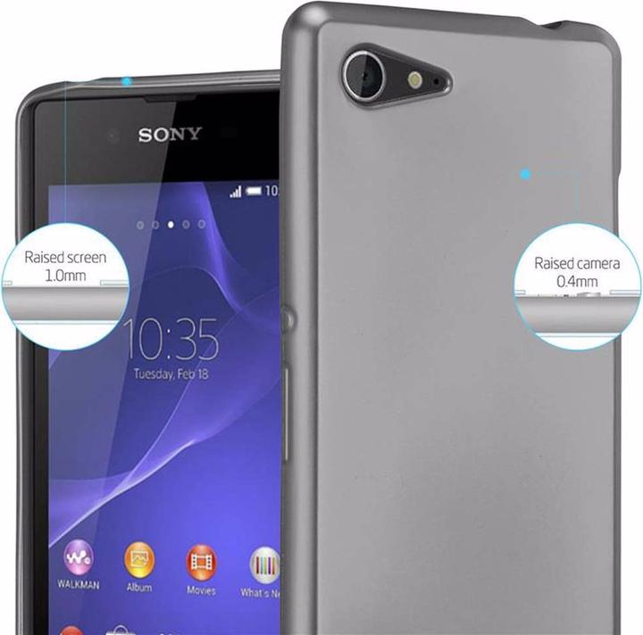 Productafbeelding Cadorabo TPU matte metalen hoes (Xperia E3)