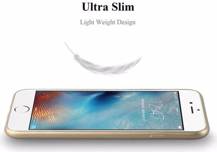 Image du produit Cadorabo Couverture métallique mate TPU (Apple iPhone 6)