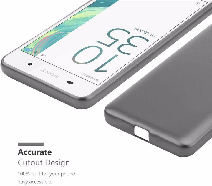 Productafbeelding Cadorabo TPU matte metalen hoes (Sony Xperia E5)
