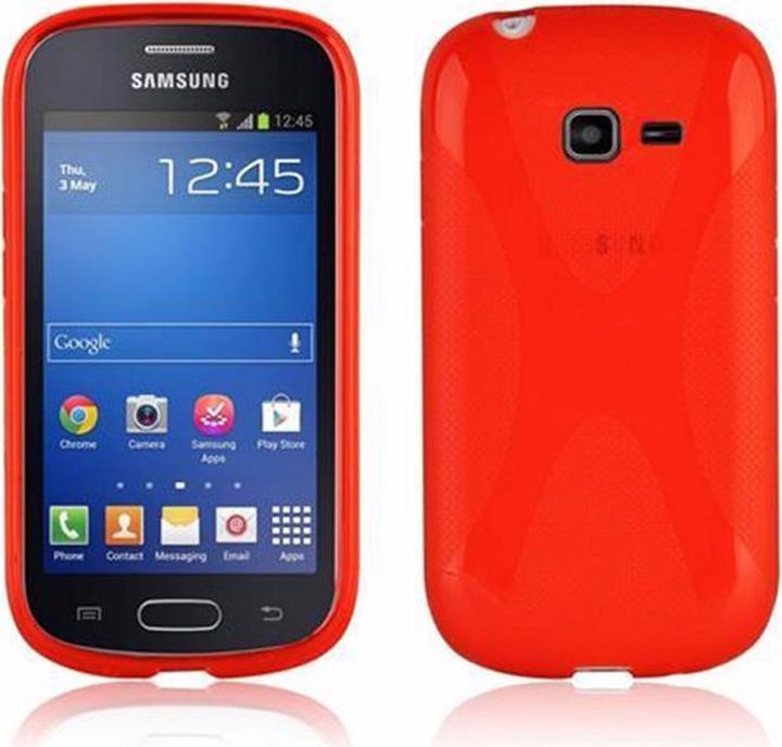 Actual product image Cadorabo TPU X-Line Cover (Samsung Galaxy Trend Lite)