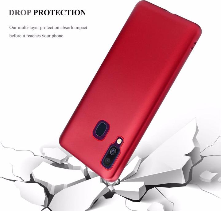 Image du produit Cadorabo Couverture métallique mate TPU (Samsung Galaxy A40)