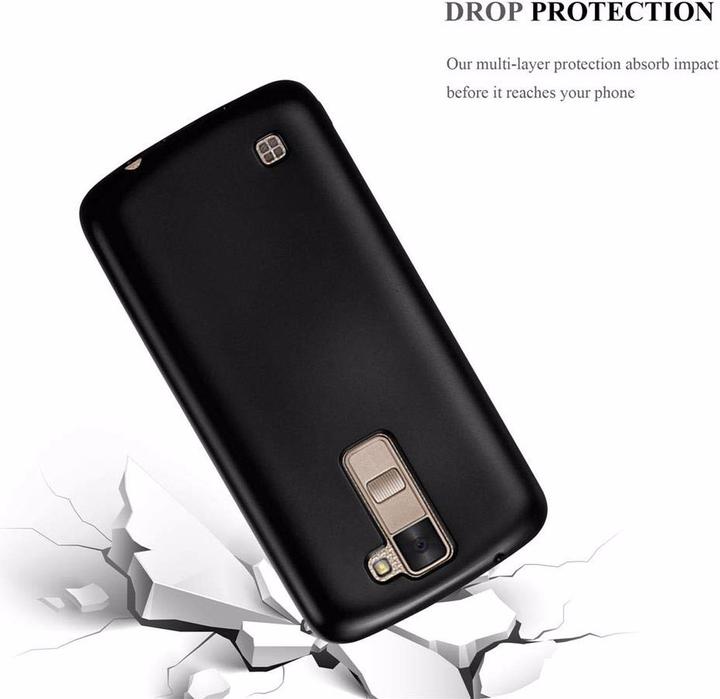 Image du produit Cadorabo Couverture métallique mate TPU (LG K8)