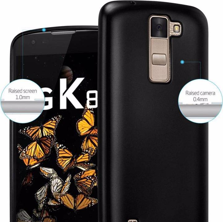 Image du produit Cadorabo Couverture métallique mate TPU (LG K8)