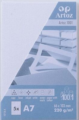 Image du produit Artoz Cartes de visite "1001" A7 (220 g/m², 5 x, A7)