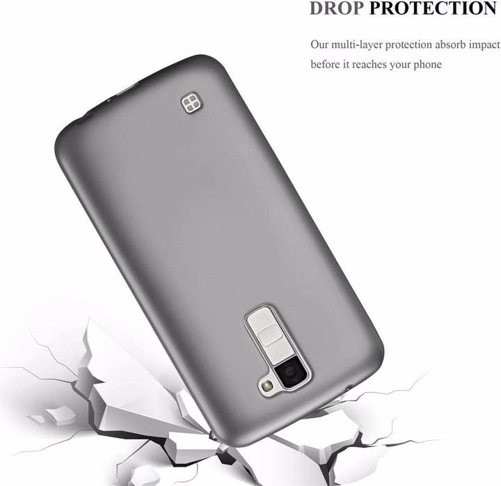 Productafbeelding Cadorabo TPU matte metalen hoes (LG K10)