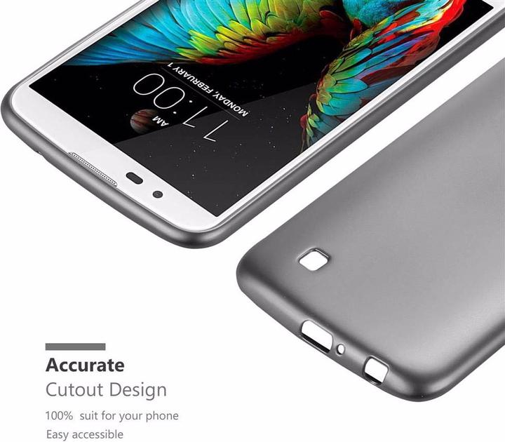Productafbeelding Cadorabo TPU matte metalen hoes (LG K10)