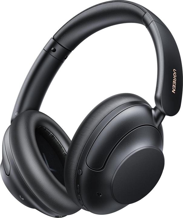 Ugreen Słuchawki bezprzewodowe HP202 HiTune Max5 Hybrid ANC (czarne) (ANC, 90 h, Cable, Wireless)