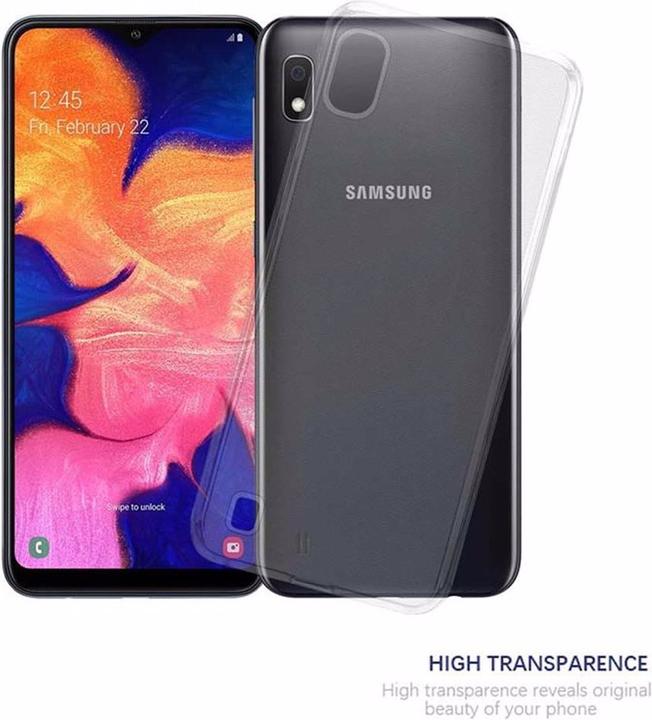 Actual product image Cadorabo TPU Ultra Slim AIR Cover (Samsung Galaxy A10, HTC One M10)