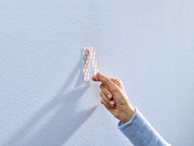 Actual product image tesa Adhesive nail for wallpaper & plaster, 2kg holding power, height-adjustable