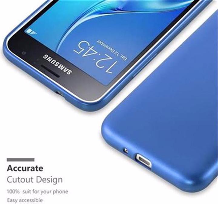Image du produit Cadorabo Couverture métallique mate TPU (Samsung Galaxy J1 (2016))