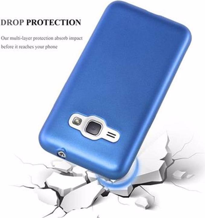 Image du produit Cadorabo Couverture métallique mate TPU (Samsung Galaxy J1 (2016))