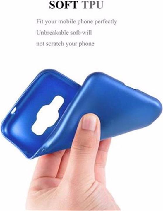 Image du produit Cadorabo Couverture métallique mate TPU (Samsung Galaxy J1 (2016))