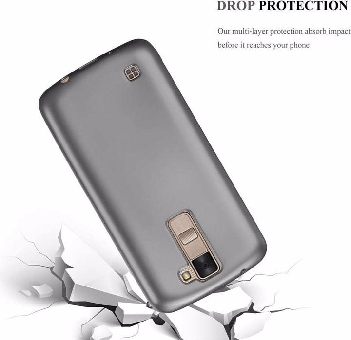 Image du produit Cadorabo Couverture métallique mate TPU (LG K8)