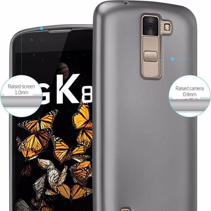 Image du produit Cadorabo Couverture métallique mate TPU (LG K8)