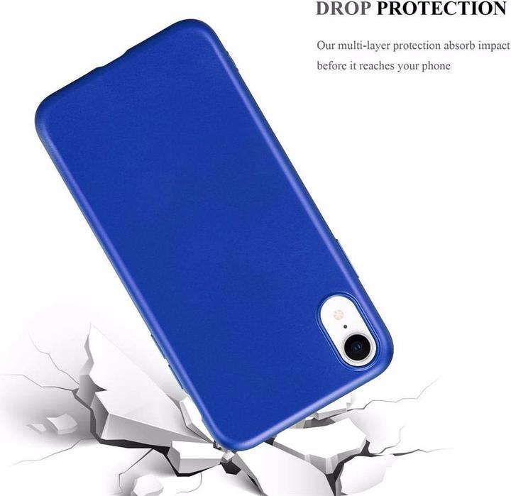 Image du produit Cadorabo Couverture métallique mate TPU (Apple iPhone XR)