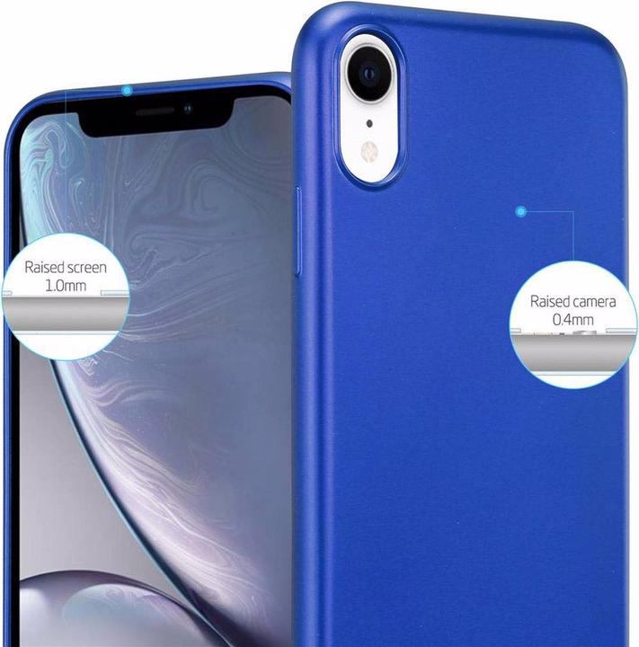 Image du produit Cadorabo Couverture métallique mate TPU (Apple iPhone XR)