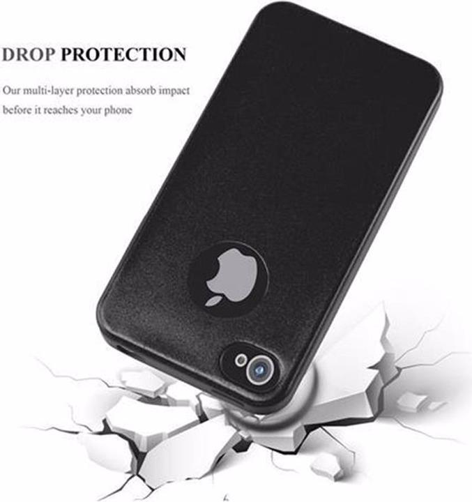 Productafbeelding Cadorabo TPU Matte Metallic hoes (Apple iPhone 4, LG G4s)