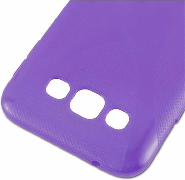 Actual product image Cadorabo TPU X-Line Cover (Samsung Galaxy E5)