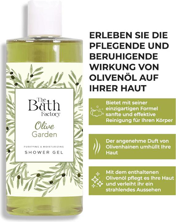 Actual product image The Bath Factory Olivenöl Duschgel 400ml (400 ml)