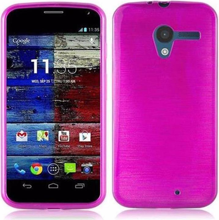 Actual product image Cadorabo TPU Brushed Cover (Motorola Moto X)