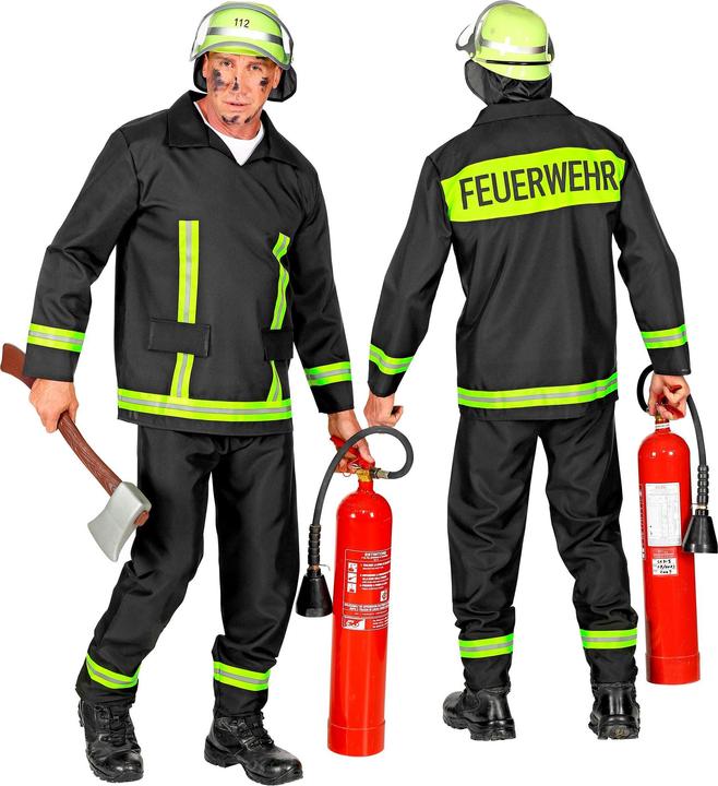 Actual product image Widmann FEUERWEHRMANN (Jacke, Hose), L (L)