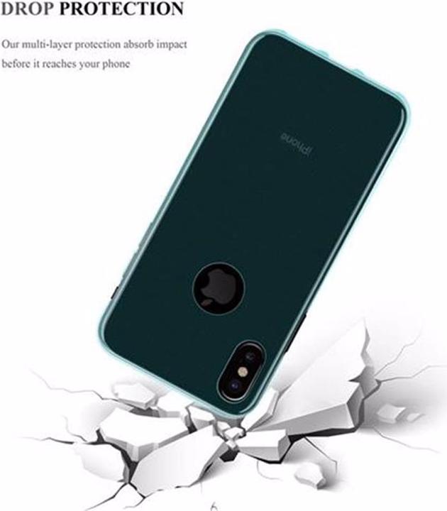 Actual product image Cadorabo TPU Ultra Slim AIR Cover (Apple iPhone X)